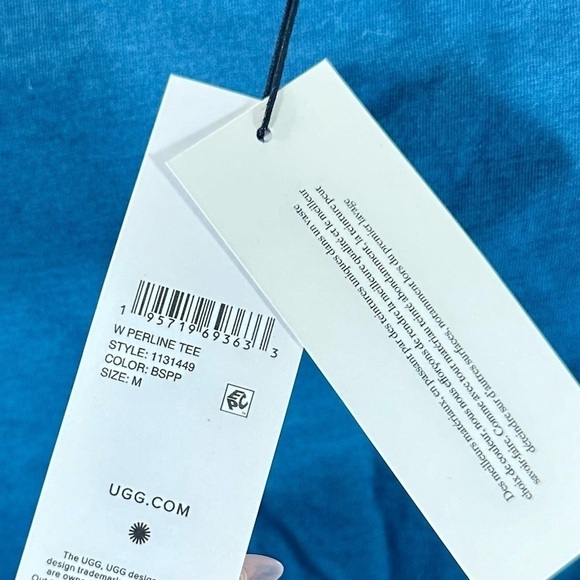 NWT UGG blue perline tee size M - Picture 5 of 10
